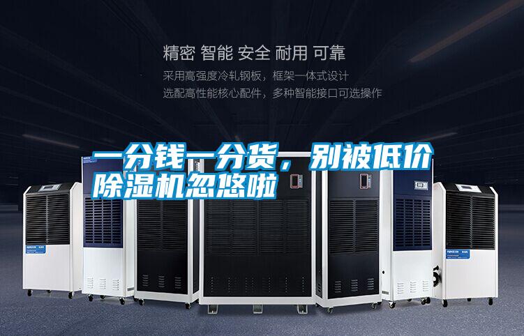 一分錢一分貨，別被低價除濕機忽悠啦