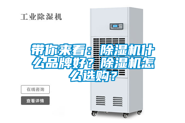 帶你來看：除濕機什么品牌好？除濕機怎么選購？