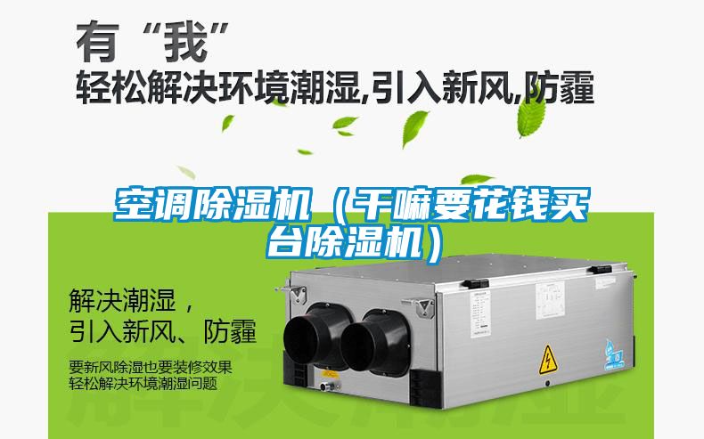 空調除濕機(干嘛要花錢買臺除濕機)